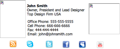 Email signature examples