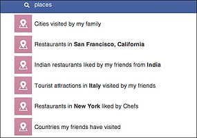 Facebook Graph Search vs. Google Search