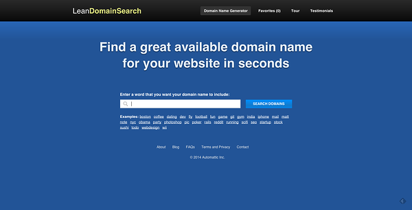 domain name generator tools
